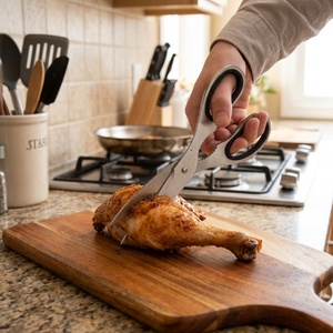 High Carbon Stainless Steel Kitchen <b>Knives</b> Chef <b>Knife</b> <b>Set</b> <b>Sharp</b> Blade Kitchen <b>Knife</b> <b>Set</b> with Wooden Block - Product Image 4