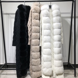 Cardigan in <span class=keywords><strong>pelliccia</strong></span> autunno caldo Cardigan <span class=keywords><strong>con</strong></span> <span class=keywords><strong>cappuccio</strong></span> maglione donna donna <span class=keywords><strong>cappotto</strong></span> lungo in <span class=keywords><strong>pelliccia</strong></span> di volpe - Product Image 4