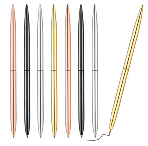 Promotion Simple Multi-Color Twist Metal Ball Point <b>Pen</b> With Black or Blue Ink Custom Printing Logo for Hotel Bank - Product Image 2