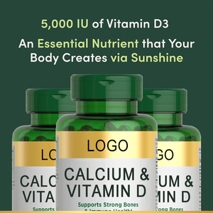 Nhãn hiệu riêng Canxi bổ sung vitamin Softgels hỗ trợ sức khỏe Xương Canxi Vitamin D Softgel - Product Image 2