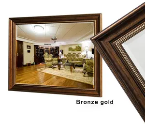 Wall Hanging Mount Banheiro Anti-explosão Espelho emoldurado com PS Frame