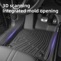 Hyundai Grandeur 2018 ~ 2023 Tapis de sol de voiture en TPE tous temps Tapis de sol de voiture en TPE personnalisables