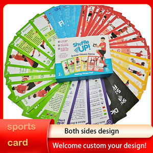 Precio de fábrica Impresión personalizada Alta calidad Varias posiciones de entrenamiento deportivo Juegos de cartas - Product Image 2