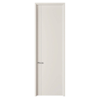 Porte intérieure en MDF minimaliste de haute qualité, finition bois, isolation acoustique, pour chambre à coucher, bureau à domicile