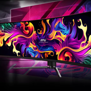 VENTE FLASH <span class=keywords><strong>MSI</strong></span> 491CQP QD-OLED MONITEUR DE JEU 49 pouces Écran <span class=keywords><strong>incurvé</strong></span> Quasi-5K OLED <span class=keywords><strong>144Hz</strong></span> 0,03ms Type-C 90W Moniteur de jeu E-sport - Product Image 6