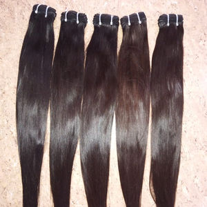 ผมต่อแบบคนไม่ผ่านกระบวนการผมเรมี่ดิบของอินเดียบริสุทธิ์ - Product Image 1