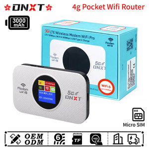 Router Wifi Portátil DNXT WiFi6 300Mbps, Wifi Móvil WPS, 3000mAh, Modo AP, Tipo-C, Wifi de Bolsillo, Precios para Viajes - Product Image 1
