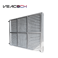 Intercambiador de Calor Aletado Resistente a la Corrosión a Altas Temperaturas para Gases de Combustión de Hornos de Fusión, Ideal para la Recuperación de Calor Residual