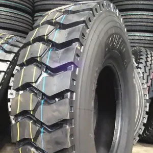 Neumático de camión TBR con tubos y aletas para palas cargadoras en patrón de minería de roca neumático de carga resistente 1200R20 1200R24