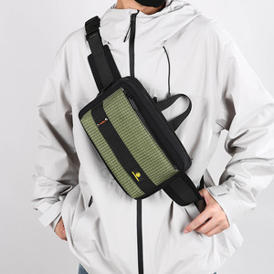 Fashion Unisex Shoulder Bag With Zipper Closure and Nylon Casual Lightweight Crossbody Bag <b>Vintage</b> square Design Small <b>Phone</b> Bag - Product Image 3