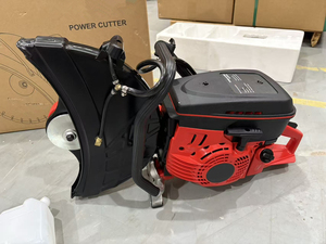 Sierra de hormigón portátil a gasolina de 93.6CC y <span class=keywords><strong>4KW</strong></span> de fábrica china, cortadora de piedra y ladrillo de 16 pulgadas para corte de roca y hormigón - Product Image 2