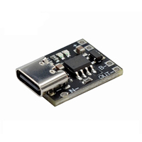 Module de charge pour batterie au lithium ultra-compacte 1A, pour batteries au lithium ternaire 3.7V-4.2V, avec protection de type C