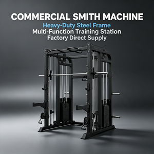 Ensemble d'entraînement multifonctionnel <span class=keywords><strong>Elite</strong></span> Smith : Rack de squat commercial premium en acier au carbone avec roulements et accessoires pour machine Smith - Product Image 4