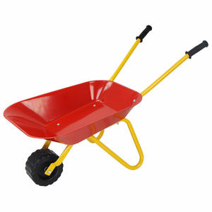 Enfants outils de jardinage jouets de plein air cadeau jouets de jardin facile à assembler enfant roue baril rose enfants brouette - Product Image 1