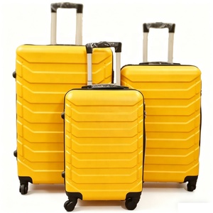 Ensemble de 3 valises légères en fibre ABS de 20, 24 et 28 pouces, avec <span class=keywords><strong>4</strong></span> <span class=keywords><strong>roues</strong></span>, bagage <span class=keywords><strong>cabine</strong></span>, vente en gros, direct usine - Product Image 5