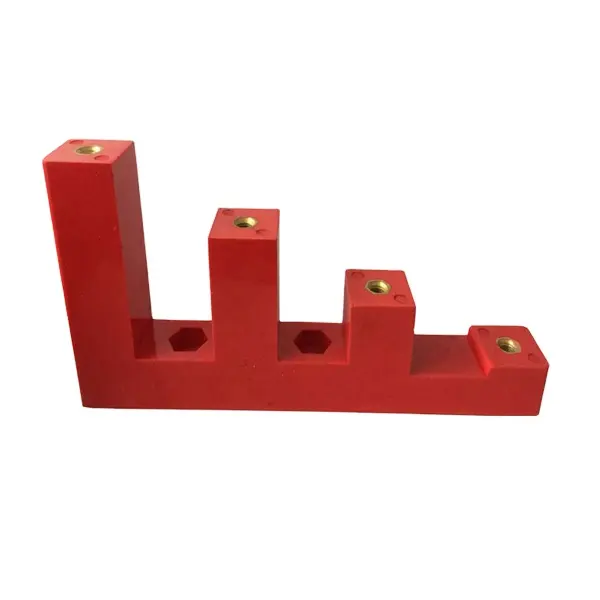 Caja de distribución de bajo voltaje, aislador de paso rojo de la serie CJ, separador, aislador de barra colectora