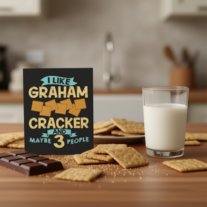 Camiseta sin gluten con diseño de galleta Graham y cobertura de chocolate - Product Image 3