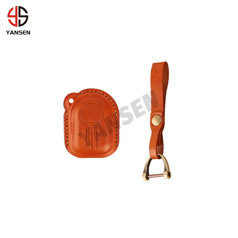 ontto Funda para Llave de Moto Compatible con Peugeot Django 150 Creative, Accesorio para Llave de Moto con Cuir tanné végétal Llavero, Color Negro