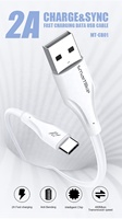 Grosir harga rendah kustomisasi kabel USB mikro 2A pengisian cepat kabel USB Data isi daya Cepat PVC kabel Tipe C