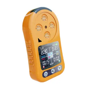 Xách Tay 4 Trong 1 / CO H2S O2 LEL Oxy Phân Tích Khí Hydrogen Sulfide Đa Gas Detector Xách Tay Đa Phân Tích Khí