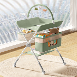 <span class=keywords><strong>Table</strong></span> de soins pour bébé multifonctionnelle, portable, pliable, 2 en 1 - Product Image 1