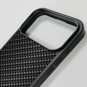 Fundas para <span class=keywords><strong>iPhone</strong></span> con Diseño de Fibra de Carbono 3K, Borde Recto, TPU, Fibra de Carbono Lisa, Últimos Modelos - Product Image 3
