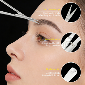 Forbici Corneali <span class=keywords><strong>Venus</strong></span> da 8,5 cm in Acciaio Inossidabile, Strumenti Oftalmici, Forbici per Cuticole con Impugnatura Antiscivolo, Vendita Diretta dalla Fabbrica - Product Image 2