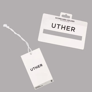 Swing-Papier Produkt-Aufhängungsetiketten für Kleidung Stoff umweltfreundliche Swing-Aufhängungsetiketten Tags und Etiketten Preisetikett - Product Image 4