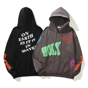 Nice Youpin Printing Ondemands O-Neck Soft Full Zip Hoodie Puff Print Pull unisexe de haute qualité avec personnalisé - Product Image 2