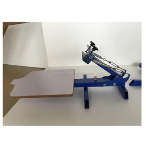 1 цвет, 1 станция, печатная машина для трафаретной печати