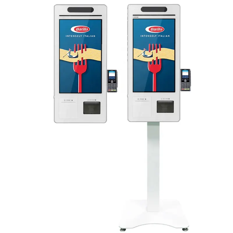 Smart Order Machine Kassa Kiosk Restaurant Fast Food Touch Intelligente Betaling Terminal Voor Koffie Winkel/Store
