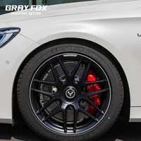 GRAYFOX Jantes Concaves Noires Mat Personnalisées 18 19 20 21 Pouces 5x120 5x112 5x114.3 Forgées pour BMW X5 M Audi Mercedes Benz AMG