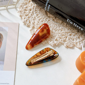Wholesale Custom Korean Clamp Hair Clip Accessories Hargrips Barrettes Advanced <strong>Acetic</strong> <strong>Acid</strong> Gold Label Versatile Duck Hair Clip - Product Image 4