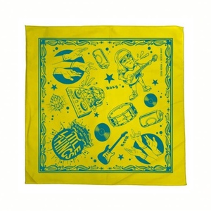 Customized Cotton Square Bandana Scarf with Heat Sublimation Printing Multifunction Design Your Own Logo for Sports Use - Product Image 1