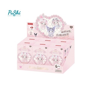 Llaveros de Vinilo 100% Originales <span class=keywords><strong>Miniso</strong></span> <span class=keywords><strong>Sanrio</strong></span> Serie Jardín de Rosas, Caja Sorpresa, Regalo de San Valentín - Product Image 1