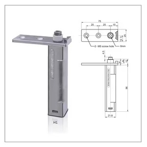 Bisagras para Puerta de Refrigerador JBDQ H2H3H1 de Acero Inoxidable, Fácil Instalación para Refrigeradores y Congeladores de 4 y 6 Puertas - Product Image 4