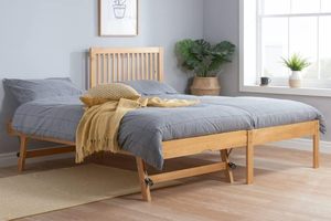 Estructura de <span class=keywords><strong>cama</strong></span> individual doble de madera de pino de <span class=keywords><strong>buena</strong></span> <span class=keywords><strong>calidad</strong></span> con camas <span class=keywords><strong>nido</strong></span> al por mayor - Product Image 3