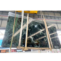 Vente en gros de pierre naturelle d'Italie marbre vert Pradas vert émeraude pour décoration intérieure