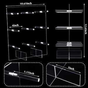 Soporte de donut acrílico reutilizable de doble cara Bagels con capacidad para 9 o 18 donuts para fiesta de Baby Shower boda cumpleaños - Product Image 2