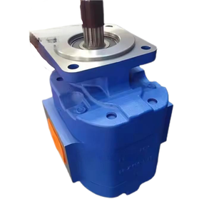 Bomba hidráulica de engranajes simple de alta presión con eje estriado de hierro fundido azul al por mayor, piezas de repuesto hidráulicas para cargadoras de ruedas - Product Image 4