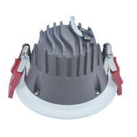 Spot encastré LED RONSE pour plafond commercial, intérieur, préréglé, 20W, CCT réglable, dimmable, anti-éblouissement