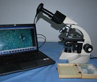 Caméra oculaire de microscope numérique USB avec capteur CMOS 1,3 MP et objectif relais intégré 1280x1024 pour l'inspection de la soudure de circuits imprimés