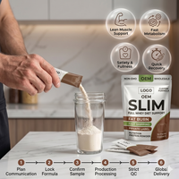 Proteína en Polvo para Dieta Cetogénica, Sin GMO, OEM, Fórmula Personalizada, Venta al por Mayor, Apoyo para la Pérdida de Peso, Quema Grasa Rápida, Envío Rápido, Marca Privada