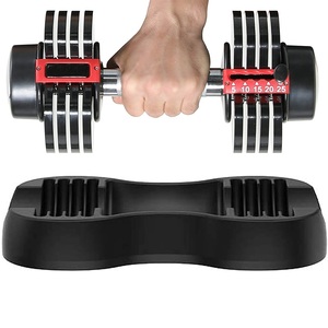 Bộ Tạ Quả Tạ Quả Tạ Có Thể Điều Chỉnh Trọng Lượng 5- 25 Pound Tạ Nâng Tạ Tay Cầm Bằng Kim Loại Chống Trượt Kèm Khay - Product Image 6