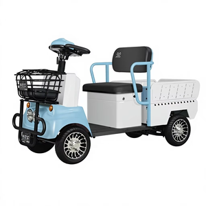 Nouveau scooter pliable, scooter de mobilité pour personnes âgées à 4 roues, capacité de charge lourde de 200 kg avec panier de rangement avant - Product Image 2