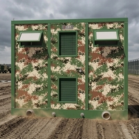 Conteneur WC Portable Cabine Sanitaire Mobile Panneau Sandwich Durable Écologique Installation Facile pour Parcs et Camping-grounds