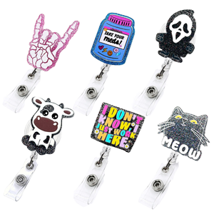 Porte-badge en caoutchouc pour infirmières, série médicale, style personnalisé en gros, accessoires de décoration de bureau, porte-badge - Product Image 2