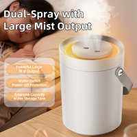 Humidificateur ultrasonique, petit appareil d'air, mini atomiseur à vapeur relaxant, humidificateur ultrasonique DIY, esthétique