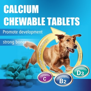 Tabletas masticables 200, suplemento de calcio para mascotas, promueve la salud de los huesos de los perros y la tasa de crecimiento de los cachorros - Product Image 4
