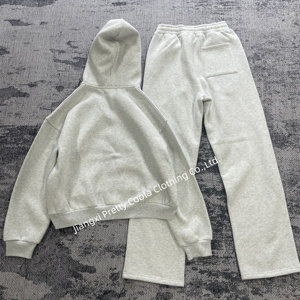 Ms103 Biểu Tượng Tùy Chỉnh Đồng Bằng Áo Thun Jogger Set Phụ Nữ Hai Mảnh Phụ Nữ Bộ Tracksuit Sweatsuit Cộng Với Kích Thước 2 Mảnh Của Phụ Nữ Bộ - Product Image 3